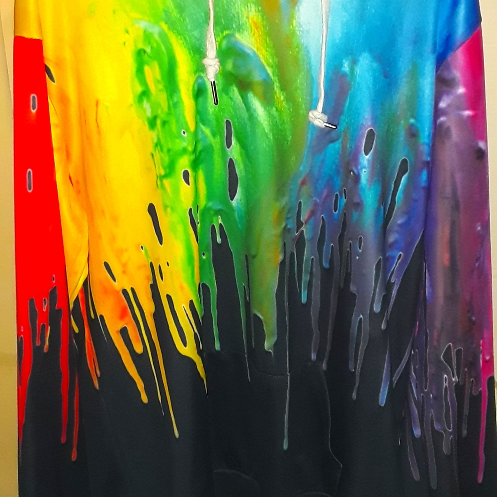 2/$55 Sweet melted colors hoodie